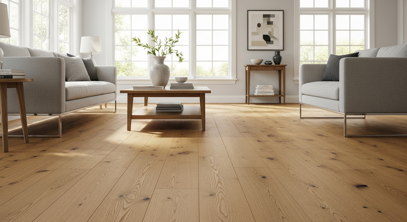 Beautiful hardwood flooring installation